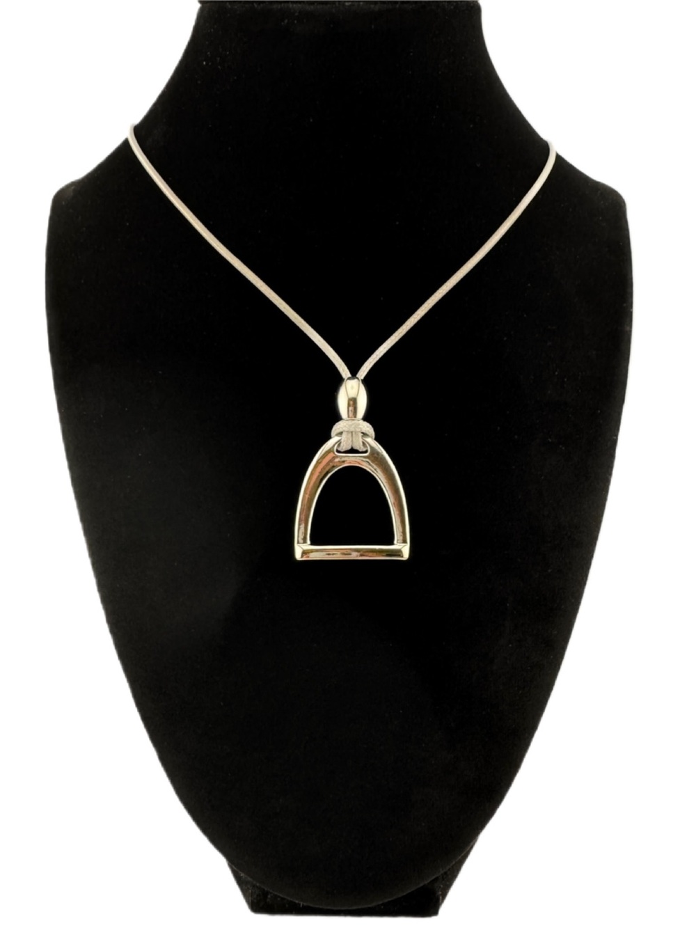 Equestrian Stirrup Necklace